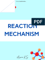 Reaction Mechanism Handwritten Note