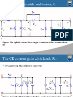 13.CE Current Gain With Load