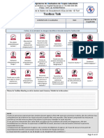 Toolbox Talk Sheet