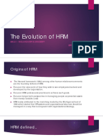 BM 231-The Evolution of HRM