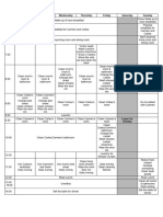 Helper Schedule - Google Sheets