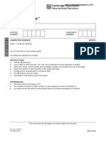 Cambridge IGCSE: Computer Science 0478/13