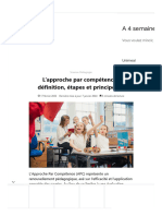 L'Approche Par Compétence - Définition, Étapes Et Principes ..