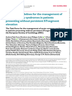 ESC Guidelines For The Management ACS