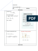 Cheat Sheet - Electromagnetism