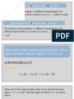 Permutation of Identical Objects and Circular Permutation