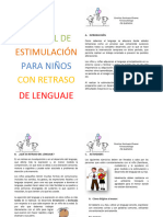 Manual para Padres de Niños Con Retraso de Lenguaje