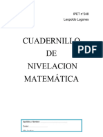 CUADERNILLO de Nivelacion