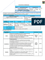 VIERNES-SITUACION DE APRENDIZAJE-Matematica