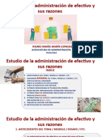 1.2 Estudio de La Administración de Efectivo y Sus Razones.