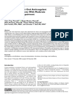 Evaluation of Direct Oral Anticoagulant Prescribing in Patients With Moderate To Severe Renal Impairment