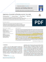 Application of Microbial Self-Healing Concrete Case Study