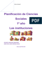 Planificación Cs Sociales 1º Año InsT