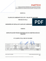 H354312-0000-240-242-2003 - Rev. 0 - Hatch - Especificación Tecnica Materiales de Equipos