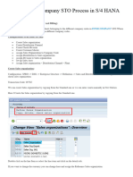 Inter or Cross Company STO Process in S