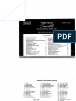 Kenmore 158.1791 Sewing Machine Instruction Manual