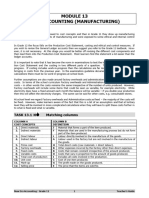 Module 13 Cost Accounting Manufacturing