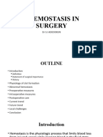 Haemostasis in Surgery