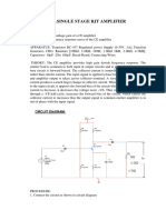 EDC II Lab Manual