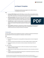 SITXWHS007 WHS Management Report Template (6503)