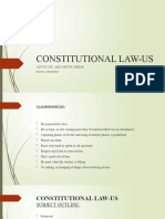 Constitutional Law-Us Lecture 1 (Autosaved)