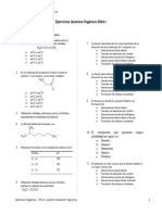 Ejercicios Química Orgánica 2024-I: Universidad Nacional Agraria La Molina