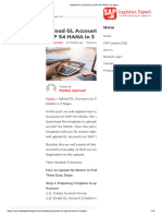 Upload GL Accounts On SAP S4 HANA in 3 Steps