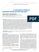 Artificial Intelligence and Internet of Things For Sustainable Farming and Smart Agriculture