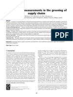 Performance Measurements in The Greening of Supply Chains: Maria Bjo Rklund, Uni Martinsen and Mats Abrahamsson