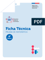 Ficha Tecnica Matematica Diagnostico 2024 6 Basico