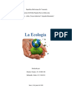 Informe Sobre La Ecologia...