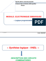 Cours 5-Synthèse Des Circuits Combinatoires - VHDL - GM2