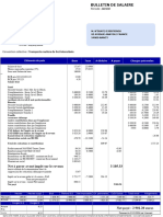 Bulletins de Paye Juin - Juillet - Aout