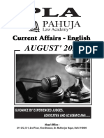 Current Affairs - ENGLISH, Month of AUGUST' 2023 With Cover Page