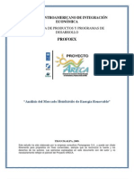 Analisis de Mercado Energia Renovable