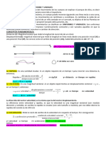 Cinematica Teoria