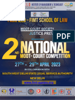 Brochure 2ND National Moot Court Competition Fimt