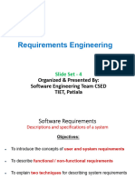 Slide Set 4 - Requirement Engineering