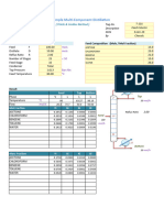 Multi Component Disitillation