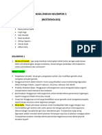 Hasil Diskusi Kelompok 5 (Bioteknologi)