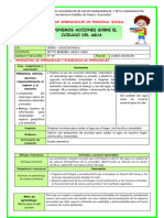 Lunes Ps-Proponemos Acciones de Cuidado Del Agua