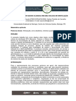 Reconciliação de Dados Clássica Numa Coluna de Destilação