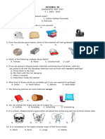 Science Iv Diagnostic Test 2022 23