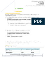 SITHCCC035 Service Planning Template