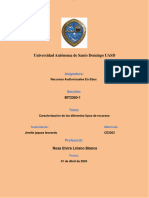 Caracterizacion de Los Diferentes Tipos de Recursos Jinette