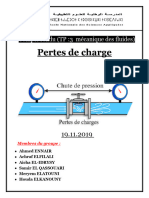 TP 1 (Perte de Charge) - Fluide