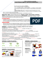 Le Circuit Electrique Simple Serie D Exercices 1