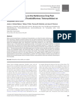 The Effects of Salinity On The Herbivorous Crop Pest Tetranychus Urticae