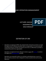 Production & Operations Management Ch1