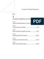 8.1 Strategic Marketing Management Block 1